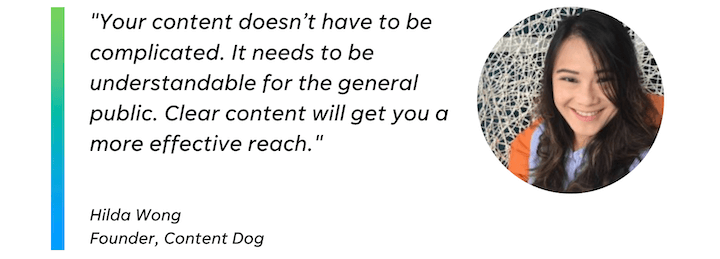 digital marketing trends 2022 - quote about simple content