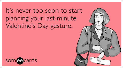 valentines day instagram captions- last minute gesture meme