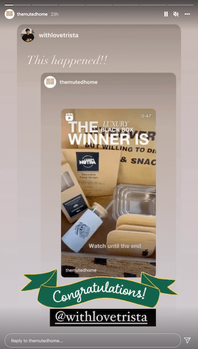 cool instagram story ideas - repost of a repost