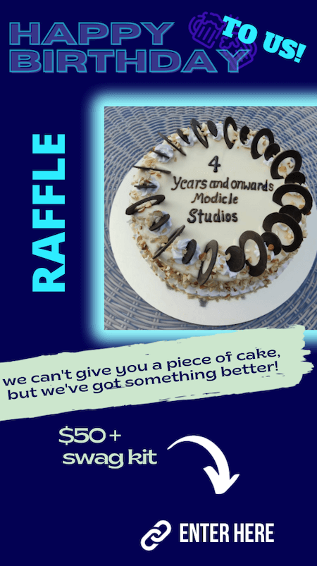 instagram birthday story idea - birthday raffle