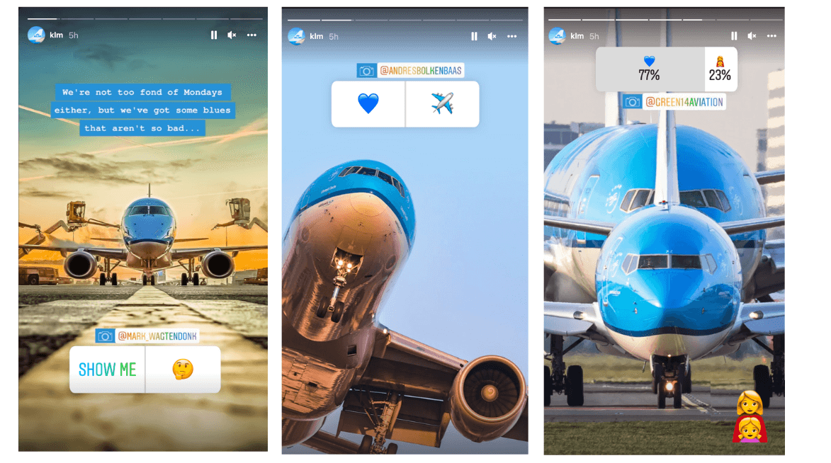 instagram story ideas - emojis fun example