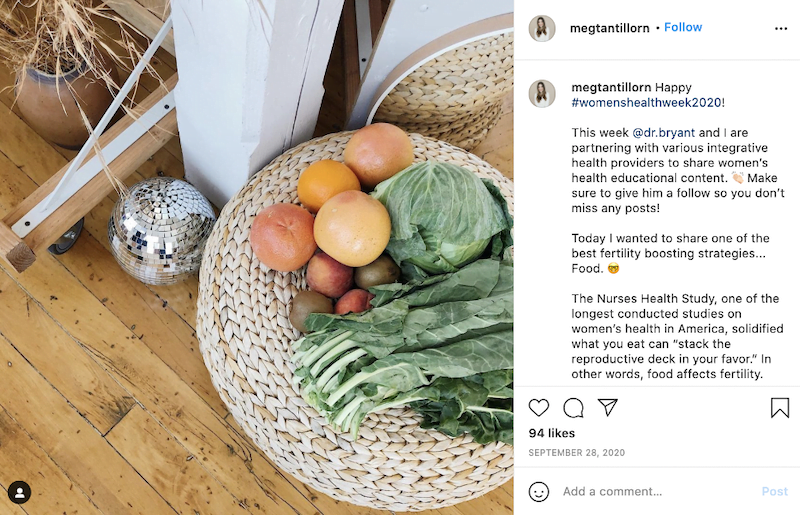 may marketing ideas—womens health week instagram post