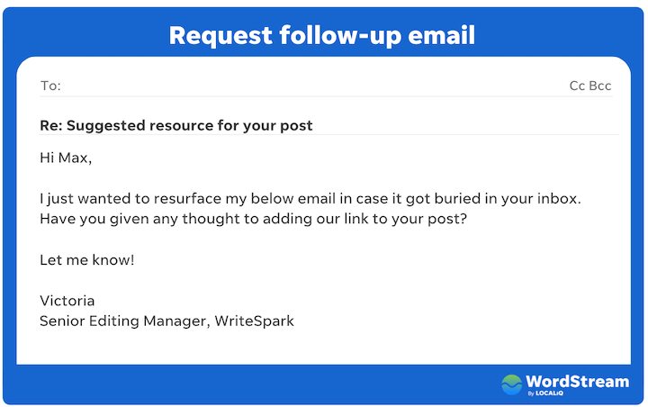 request follow-up email example