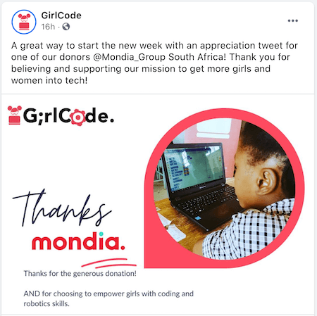 august marketing ideas—facebook post for girls who code