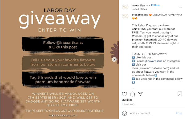 september marketing ideas labor day giveaway