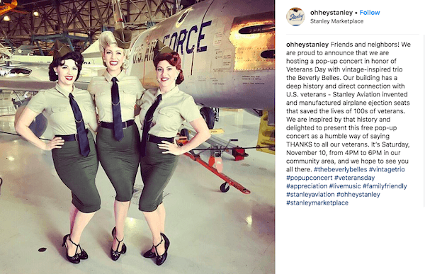 november marketing ideas veterans day vintage post