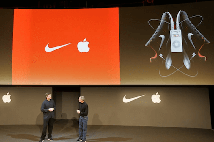partner marketing examples - nike and apple