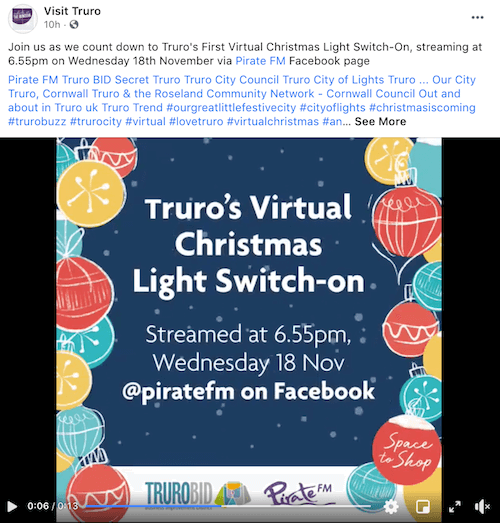 december marketing ideas: virtual party invite