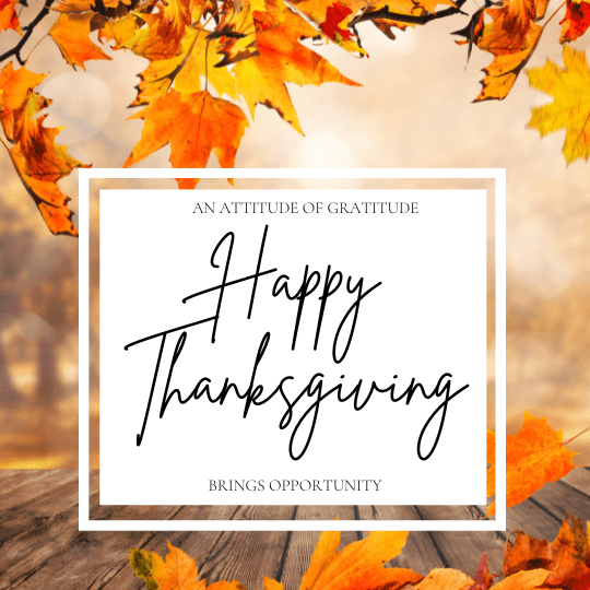 happy thanksgiving messages - attitude of gratitude